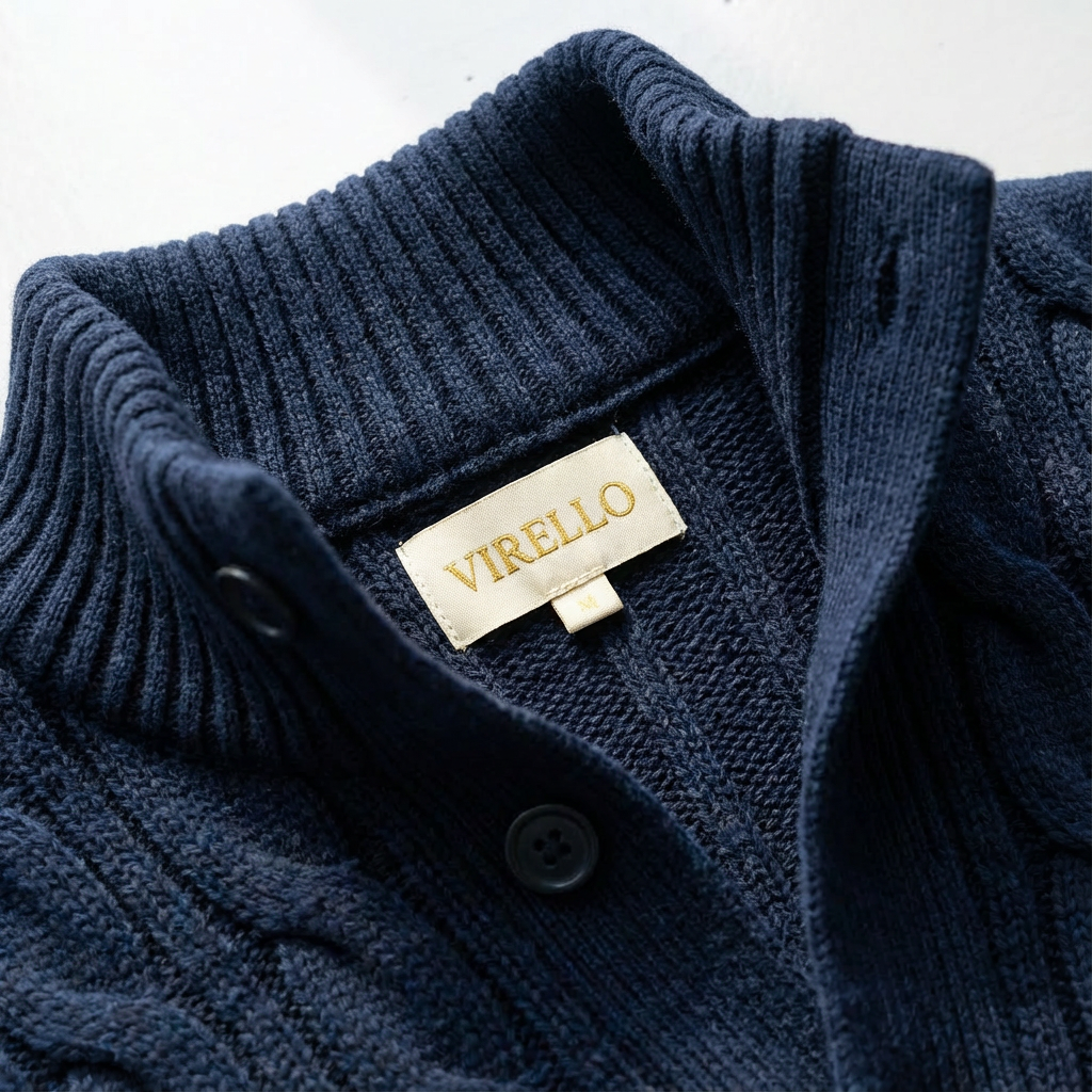 Virello Cardigan - marineblå