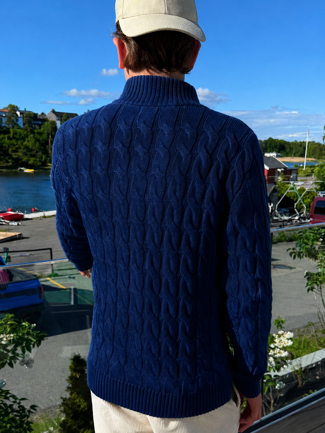 Virello Cardigan - marineblå